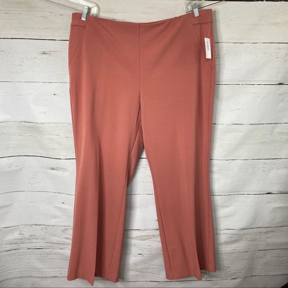 NWT Roz & Ali Trouser Stretch Tummy Control Pink - Picture 2 of 6